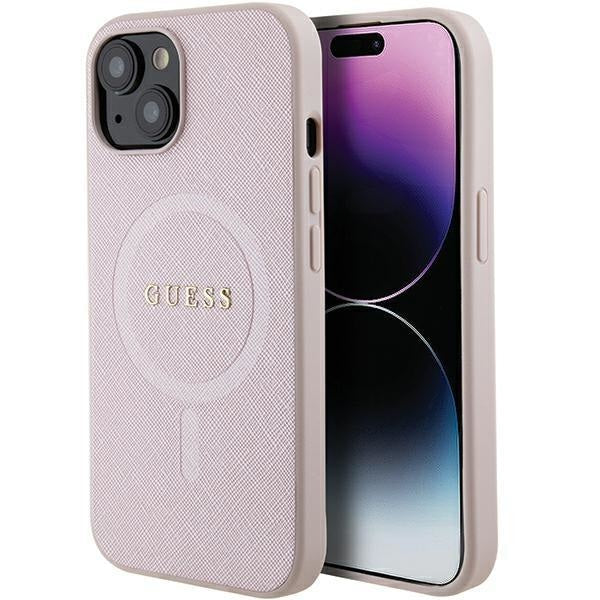 Кейс Guess GUHMP15MPSAHMCP за iPhone 15 Plus 6.7 розов /