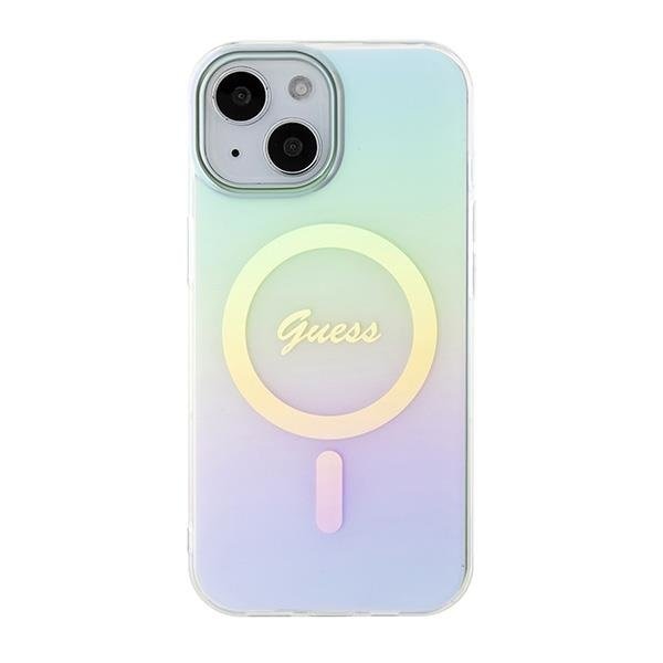 Кейс Guess GUHMP15SHITSQ за iPhone 15 6.1 тюркоазен /