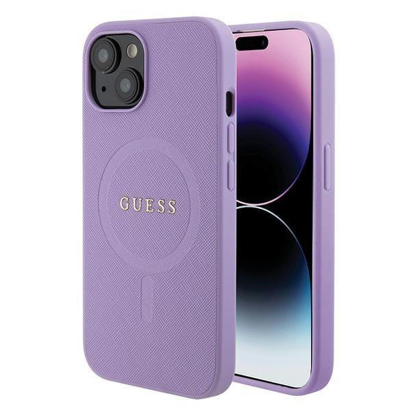 Кейс Guess GUHMP15SPSAHMCU за iPhone 15 6.1 лилав / лилав