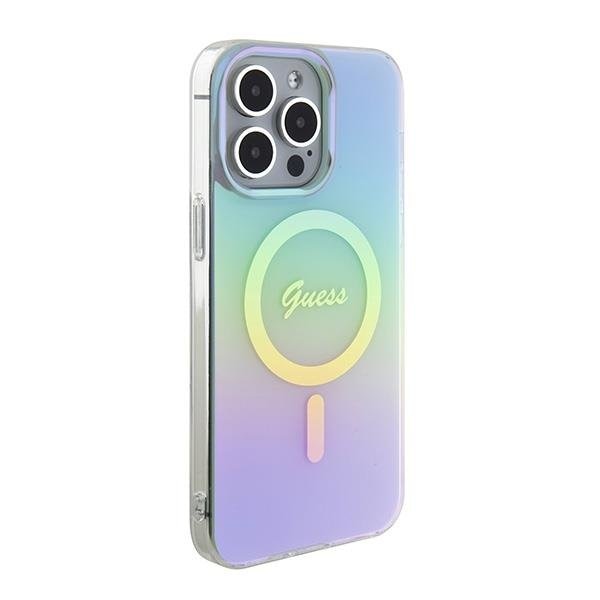 Кейс Guess GUHMP15XHITSQ за iPhone 15 Pro Max тюркоазен /