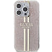 Кейс Guess IML 4G Gold Stripe за iPhone 14 Pro Max розов