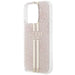 Кейс Guess IML 4G Gold Stripe за iPhone 14 Pro Max розов