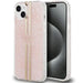 Кейс Guess IML 4G Gold Stripe за iPhone 15 / 14 13 розов