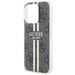 Кейс Guess IML 4G Gold Stripe за iPhone 15 Pro черен