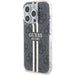 Кейс Guess IML 4G Gold Stripe за iPhone 15 Pro Max черен