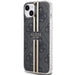 Кейс Guess IML 4G Gold Stripe за iPhone 15/14/13 черен