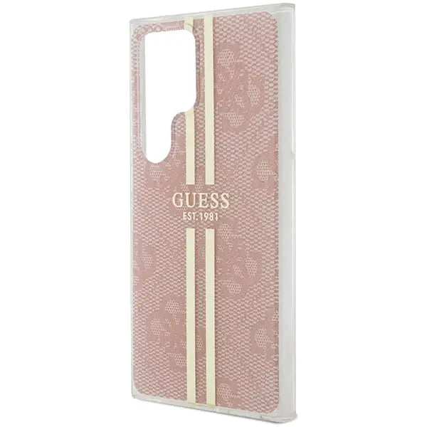 Кейс Guess IML 4G Gold Stripe за Samsung Galaxy S24