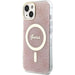 Кейс Guess IML 4G MagSafe за iPhone 15 / 14 13 розов