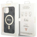 Кейс Guess IML 4G MagSafe за iPhone 15 черен