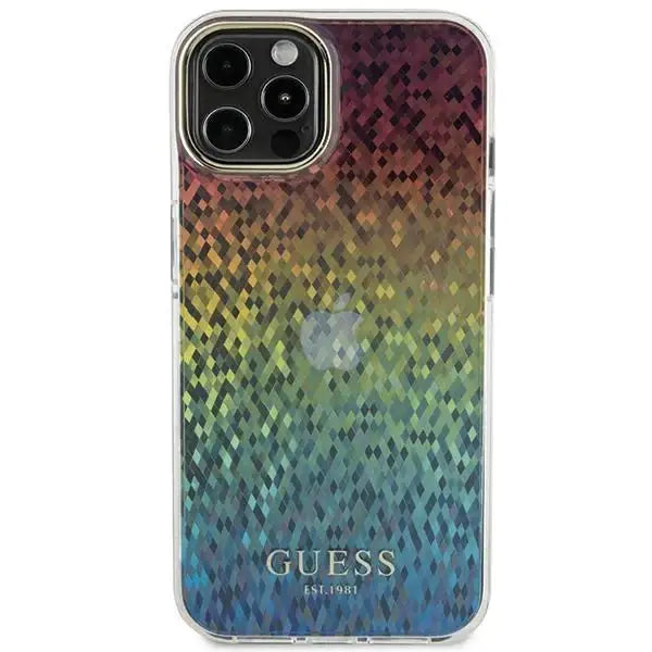 Кейс Guess IML Faceted Mirror Disco Iridescent за