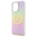 Кейс Guess IML Iridescent MagSafe за iPhone 15 Pro розов