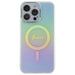 Кейс Guess IML Iridescent MagSafe за iPhone 15 Pro тюркоаз