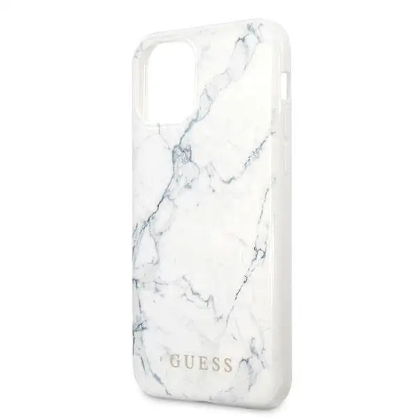 Кейс Guess Marble за Apple iPhone 11 Pro Max Бял