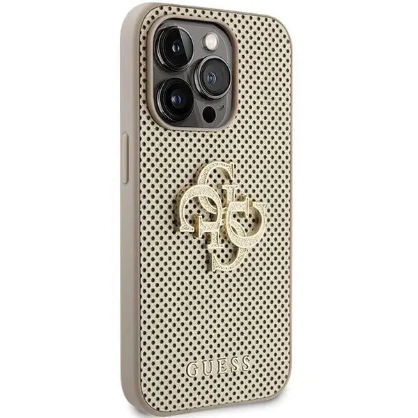 Кейс Guess Perforated 4G Glitter за iPhone 15 Pro Max