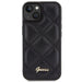 Кейс Guess Quilted Metal Logo за iPhone 15 черен