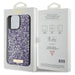 Кейс Guess Rhinestone Metal Logo за iPhone 15 Pro Max розов