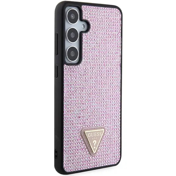 Кейс Guess Rhinestone Triangle за Samsung Galaxy S24