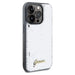 Кейс Guess Sequin Script Metal за iPhone 14 Pro Max сребрист