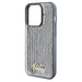 Кейс Guess Sequin Script Metal за iPhone 14 Pro Max сребрист