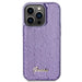 Кейс Guess Sequin Script Metal за iPhone 15 Pro лилав