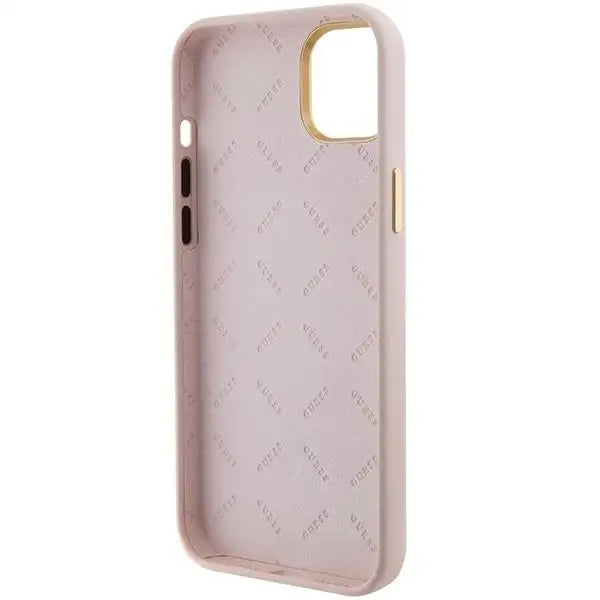 Кейс Guess Silicone Logo Strass 4G за iPhone 15 Plus