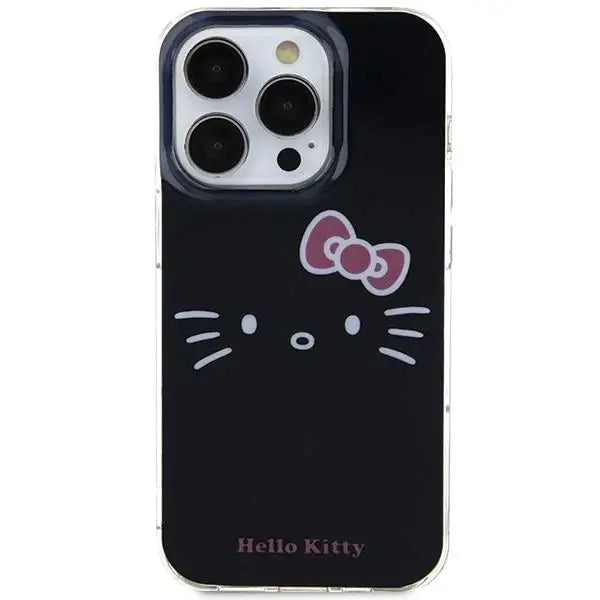 Кейс Hello Kitty IML Face за iPhone 14 Pro черен