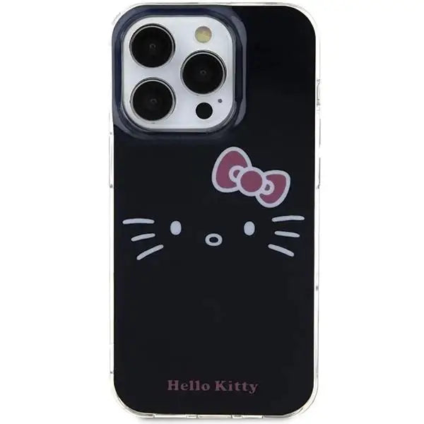 Кейс Hello Kitty IML Kitty Face за iPhone 14 Pro Max черен