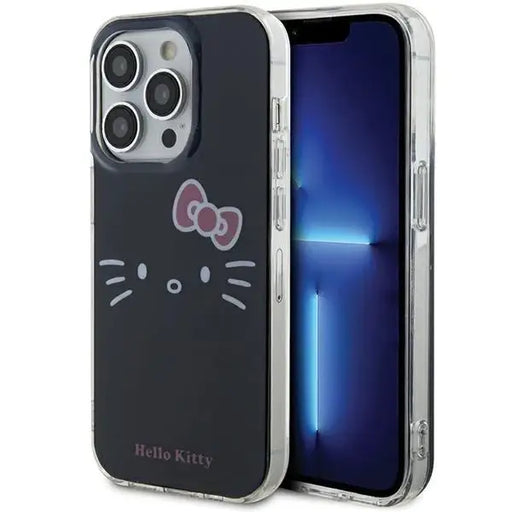 Кейс Hello Kitty IML Kitty Face за iPhone 14 Pro Max черен