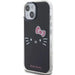 Кейс Hello Kitty IML Kitty Face за iPhone 15 черен