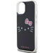 Кейс Hello Kitty IML Kitty Face за iPhone 15 черен