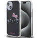 Кейс Hello Kitty IML Kitty Face за iPhone 15 черен