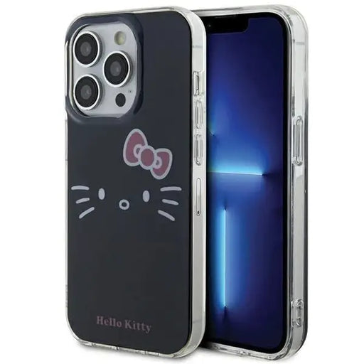 Кейс Hello Kitty IML Kitty Face за iPhone 15 Pro Max черен