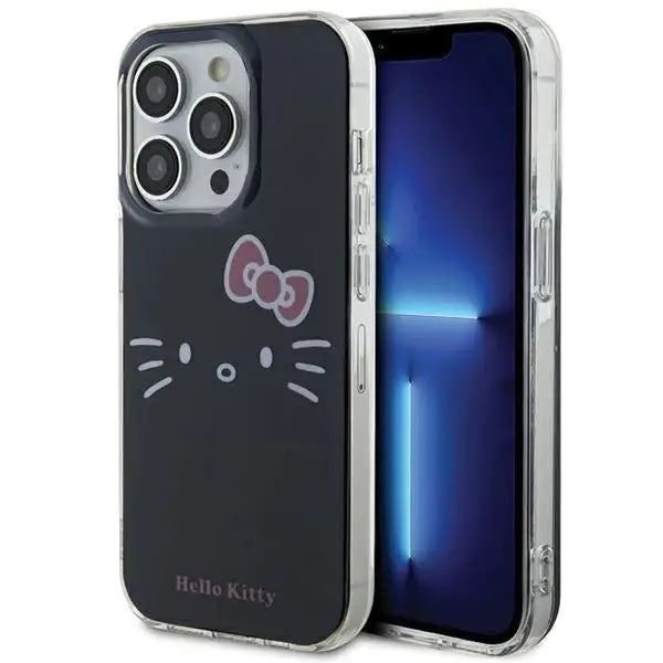 Кейс Hello Kitty IML Kitty Face за iPhone 15 Pro Max черен