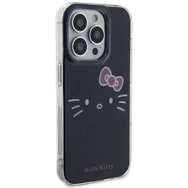 Кейс Hello Kitty IML Kitty Face за iPhone 15 Pro Max черен