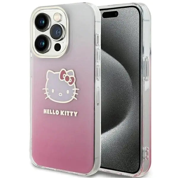 Кейс Hello Kitty IML Gradient Electrop Head за iPhone