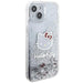 Кейс Hello Kitty Liquid Glitter Charms Head за iPhone