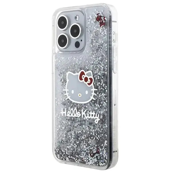 Кейс Hello Kitty Liquid Glitter Charms Kitty Head за