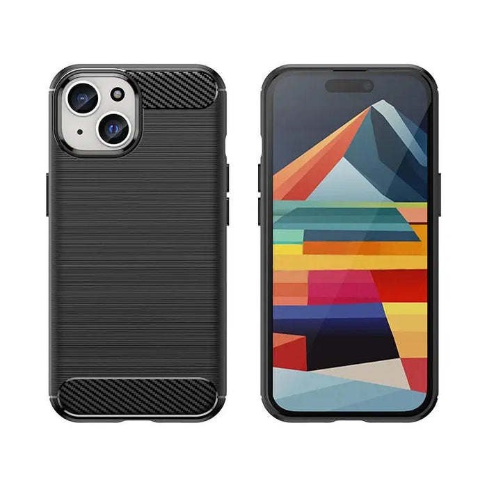 Кейс HQWear Carbon Case за iPhone 15 черен