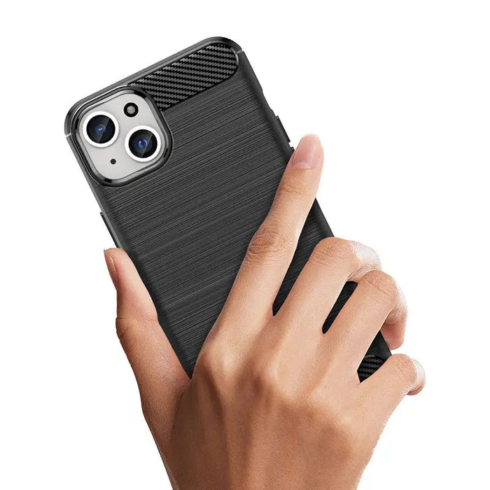 Кейс HQWear Carbon Case за iPhone 15 Plus черен