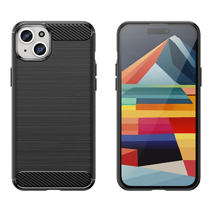 Кейс HQWear Carbon Case за iPhone 15 Plus син