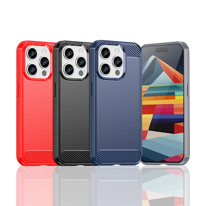 Кейс HQWear Carbon Case за iPhone 15 Pro черен