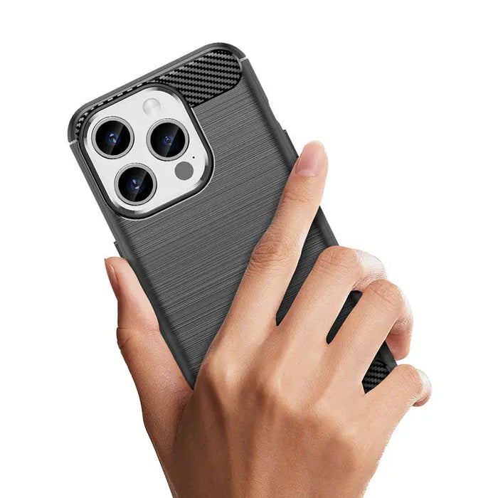 Кейс HQWear Carbon Case за iPhone 15 Pro черен