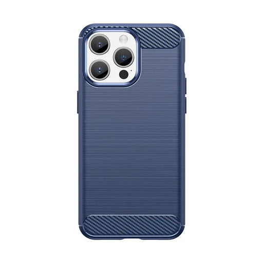 Кейс HQWear Carbon Case за iPhone 15 Pro син