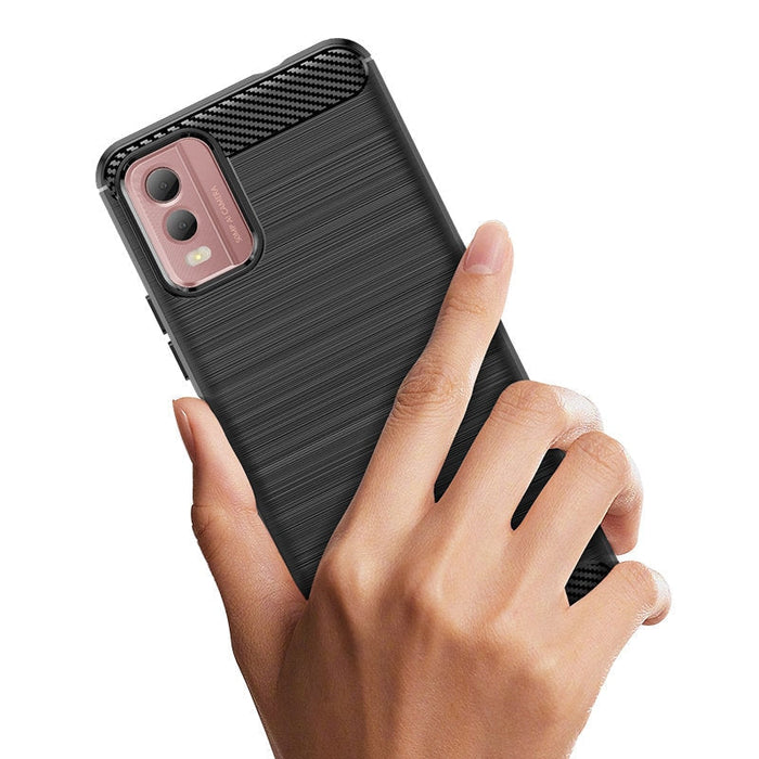 Кейс HQWear Carbon Case за Nokia C32 черен