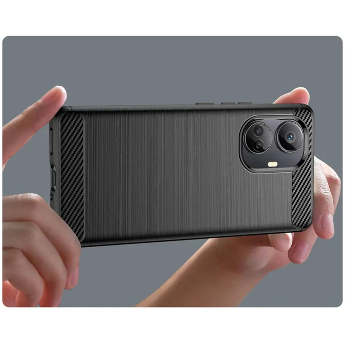 Кейс HQWear Carbon Case за Realme 10 Pro+ черен