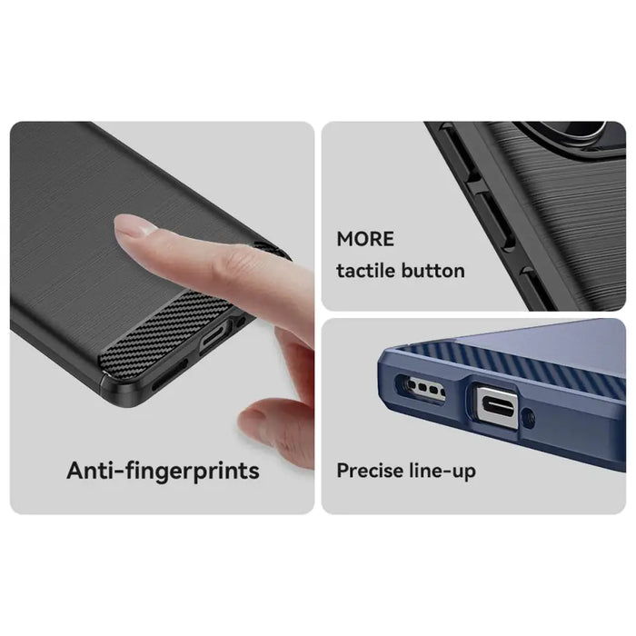 Кейс HQWear Carbon Case за Realme 10 Pro+ черен