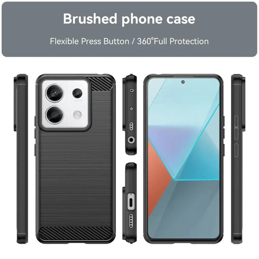 Кейс HQWear Carbon Case за Xiaomi Redmi Note 13 5G черен