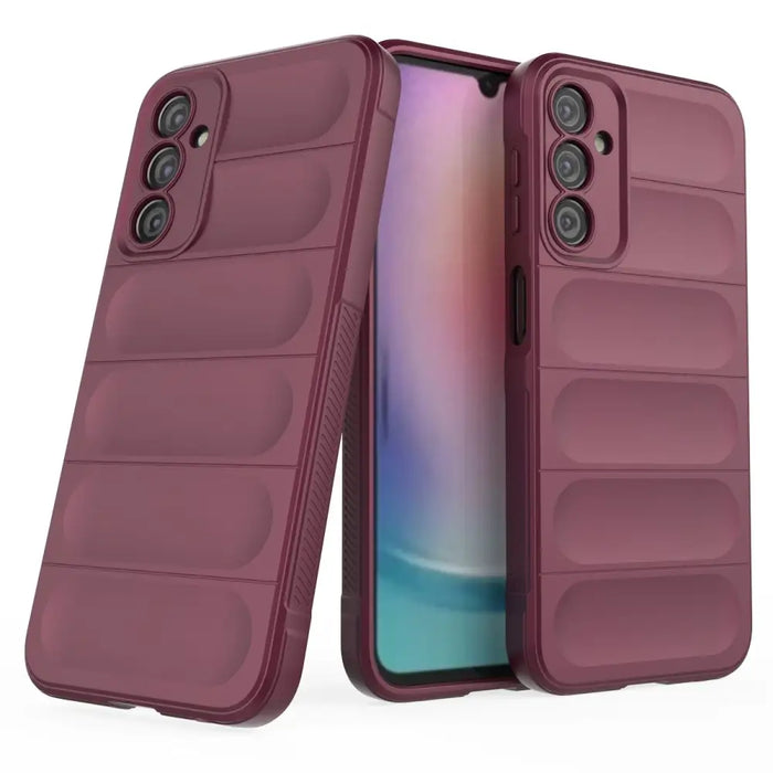 Кейс HQWear Magic Shield Case за Samsung Galaxy A24 4G бордо