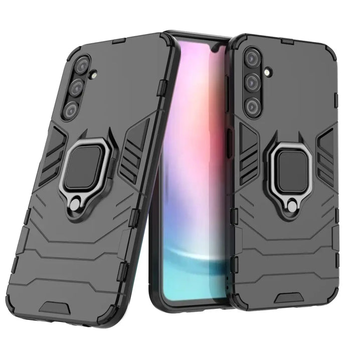 Кейс HQWear Ring Armor за Samsung Galaxy A24 4G черен