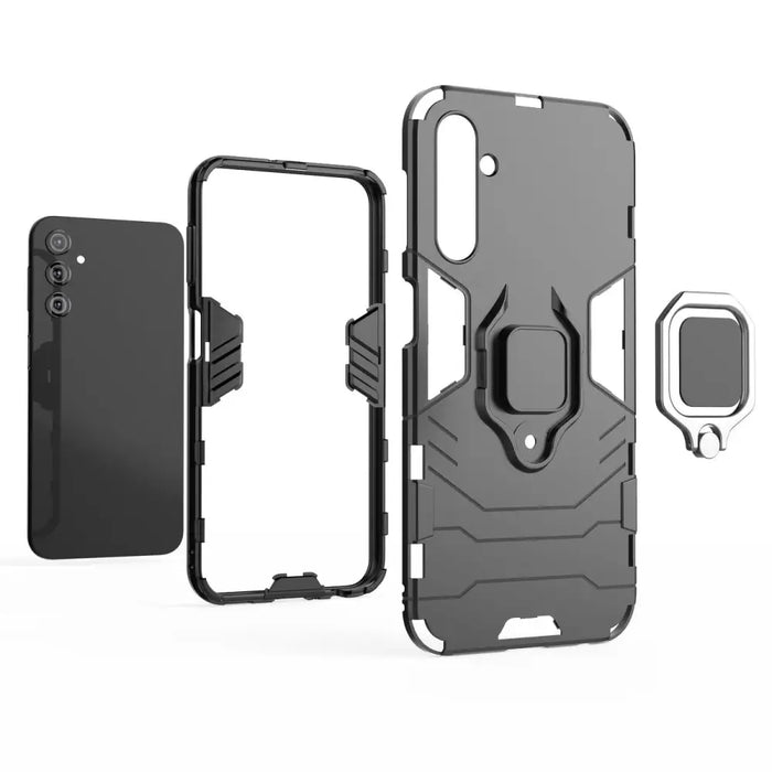 Кейс HQWear Ring Armor за Samsung Galaxy A24 4G черен